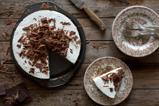 No-bake cheesecake