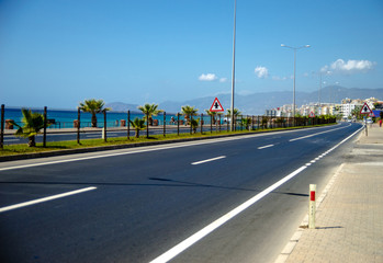 Road by the sea