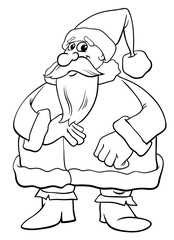 Santa Claus Christmas coloring book