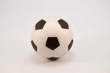 Soccer ball in white and black