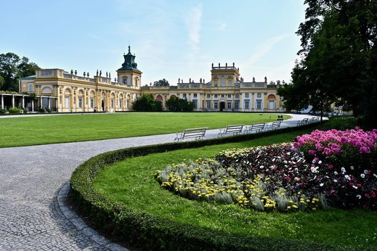 ポーランド　ワルシャワ　ヴィラヌフ宮殿　Poland Warsaw Wilanów Palace pałac w Wilanowie