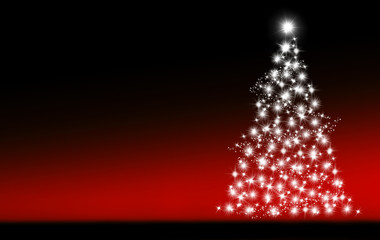 Fototapeta na wymiar Leuchtender Weihnachtsbaum