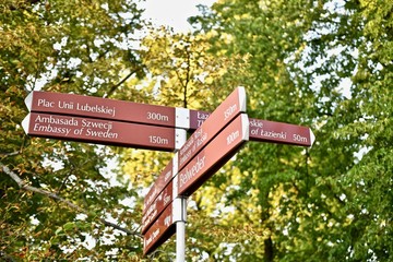 ポーランド　ワルシャワ　ワジェンキ公園　世界遺産　Poland Warsaw park World Heritage