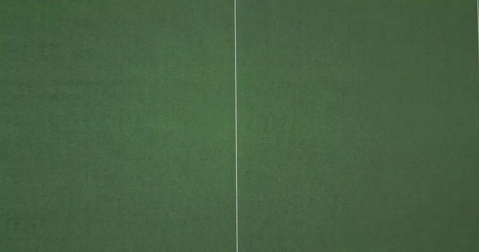 Aerial footage of professional / amateur field hockey club in Netherlands, Europe