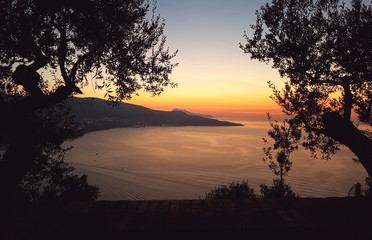 Fototapeta na wymiar Sorrento Sunset