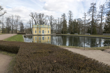 Saint Petersburg, Russia,may 07, 2017: Catherine Park in the city of Pushkin.