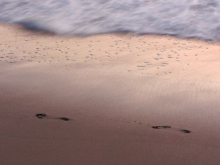 Beach Footprints