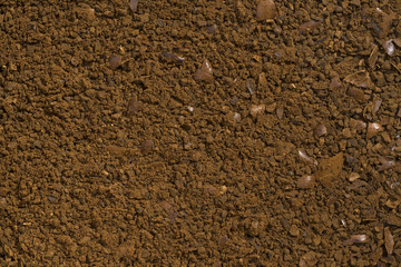 Closeup view and pattern of lupin coffee