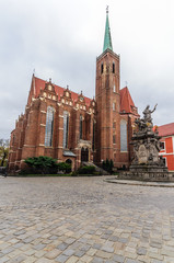 Obraz premium Cathedral of St. John the Baptist in Wroclaw (Poland)