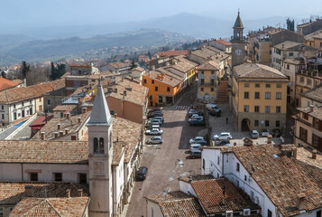 Obraz premium view of San Marino city