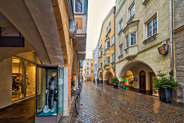 shopping streets of Bressanone