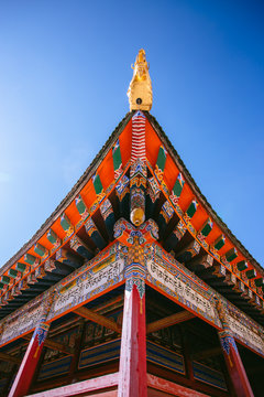 the Labrang monastery,in Gansu Province,China
