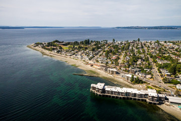 Quartier d'Alki Beach à Seattle