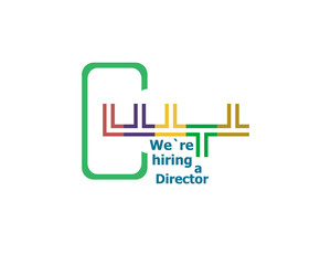 We Are Hiring a director. Flat designed for graphic and web design