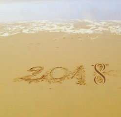2018,sur plage,sable et océan
