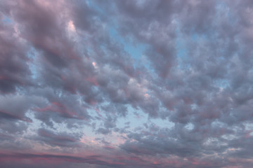 Clouds at twilight