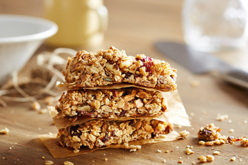 Homemade granola bars