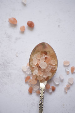 Pink rock salt