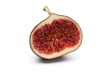 Fruits figs isolated on white background.