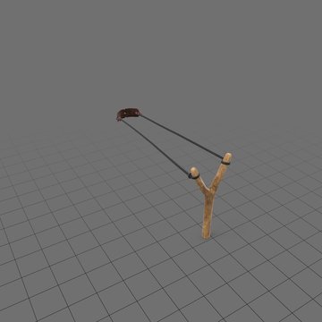 Sling shot pulled taunt