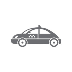 Plakat Taxi icon. Simple Set of Transport Vector Line Icons.