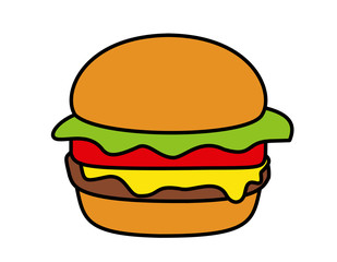 ハンバーガー(色)