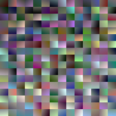 Gradient abstract rectangle background - modern mosaic vector design from multicolored rectangles