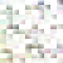 Geometric abstract rectangle background - gradient mosaic vector design from rectangles in light tones