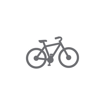 Bicycle. Bike icon vector. Simple Set of Transport Vector Line Icons.