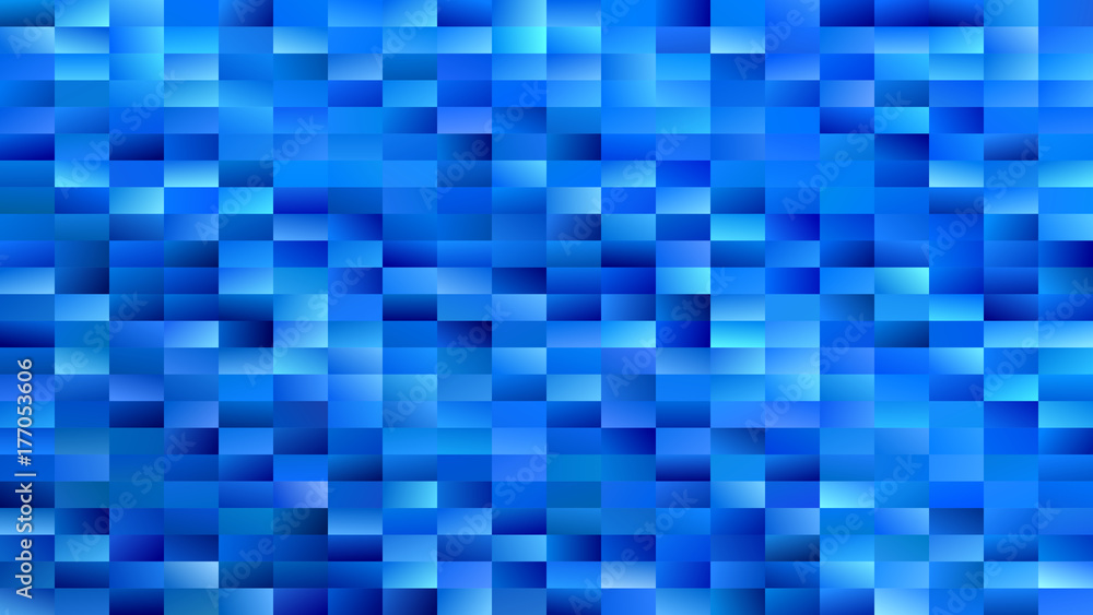 Poster abstract geometrical rectangle background - gradient vector mosaic graphic design from blue rectangl