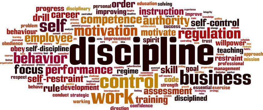 Discipline word cloud