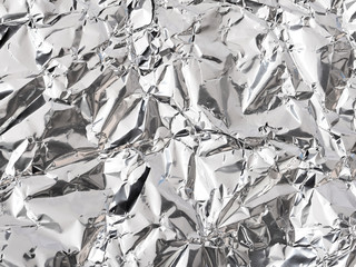 Silver foil texture background