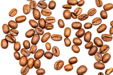 Coffee beans texture

