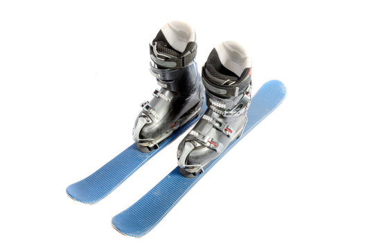 Ski boots and blades