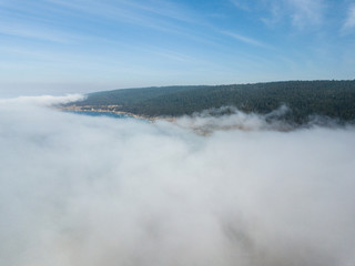 Fog Rolling Onto Northern California Coast