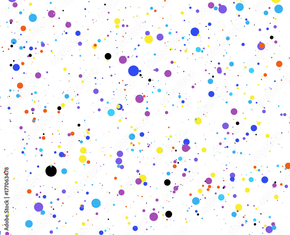 Poster abstract circles background. random size.