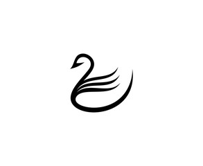 Fototapeta na wymiar Swan logo