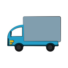 delivery truck icon image vector illustration design 