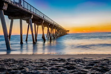 Selbstklebende Fototapeten Hermosa Beach Pier © Mohammad