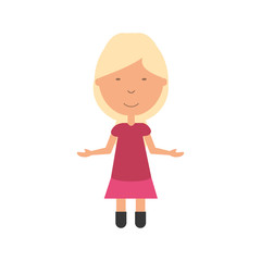 cartoon girl icon