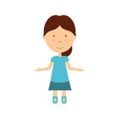 cartoon girl icon