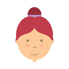cartoon girl icon