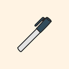 Vector of stationery doodle style