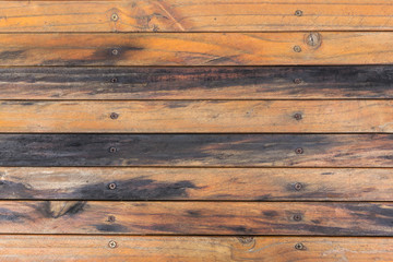 Brown wood wall background.