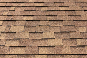 Brown tile roof  background.