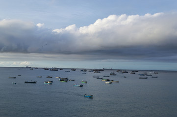 Naklejka premium Malecón de La Libertad.