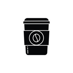 Coffee dring icon vector logo illustration
