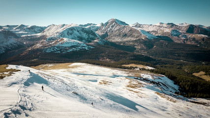 Fototapeta na wymiar Early Season Skiing