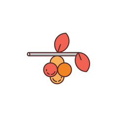 Coffee icon logo design illustration