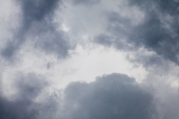 Fototapeta na wymiar overcast sky before storm